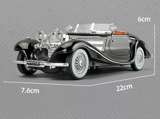 Mercedes Benz 1936 500K Classic Vintage Alloy Diecast Car (1:24)